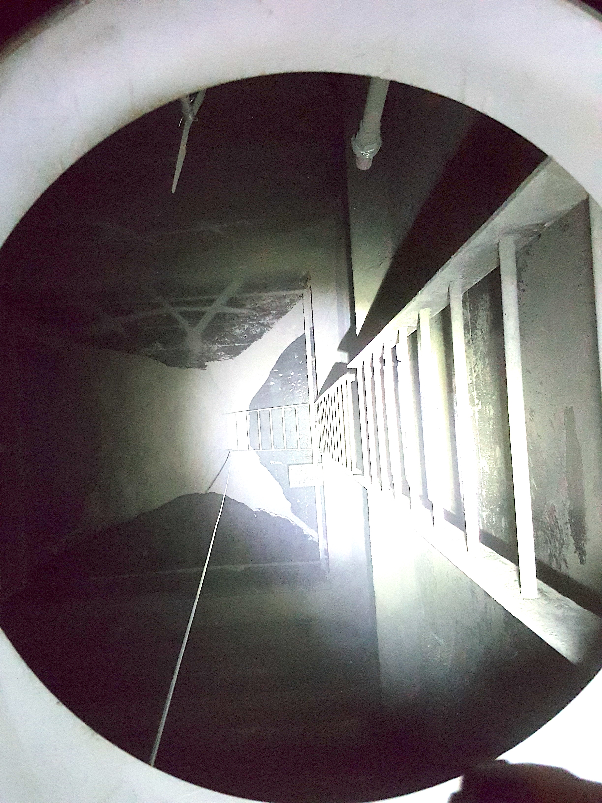 Inside tank