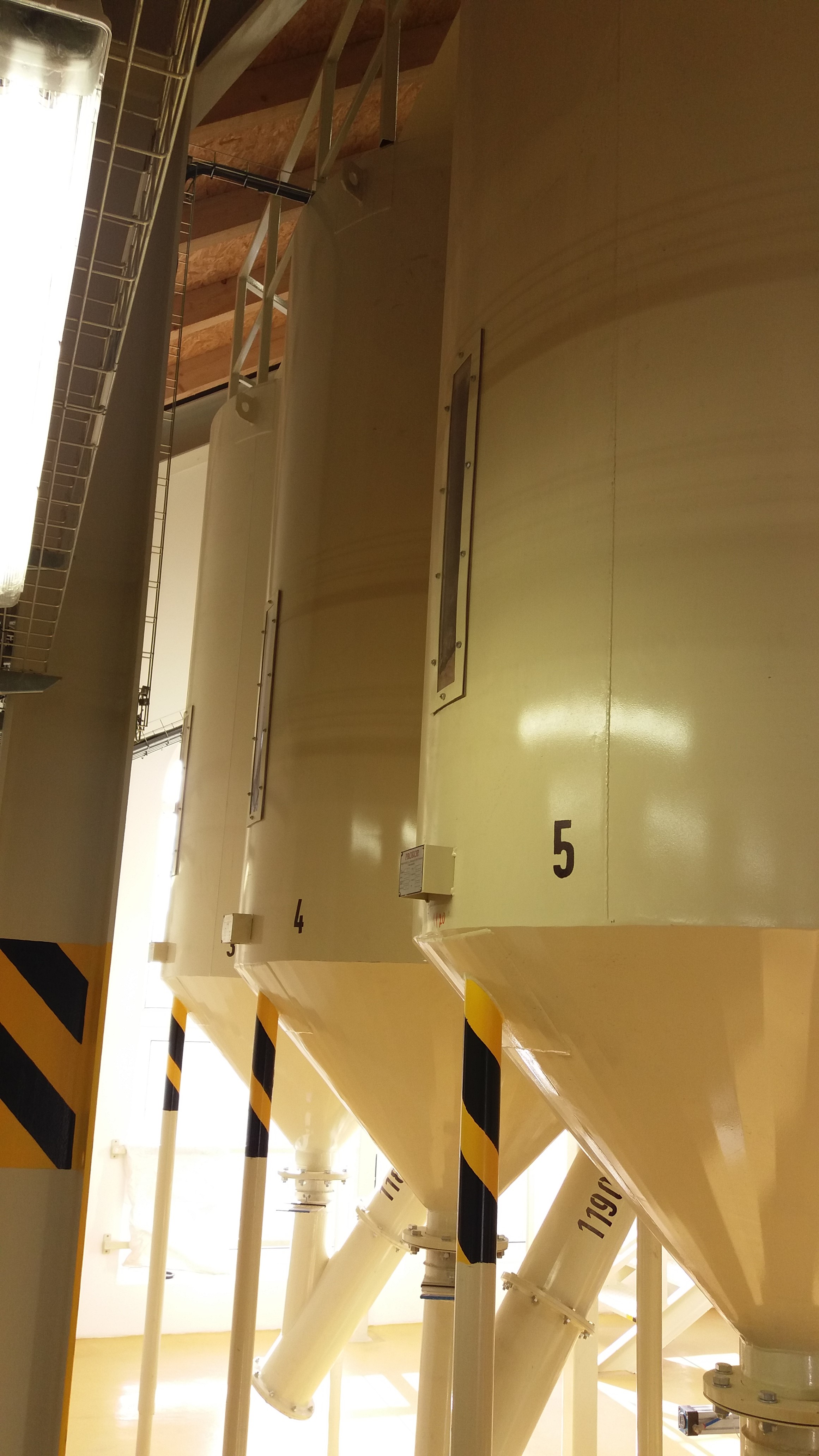 Brewery beer tanks
