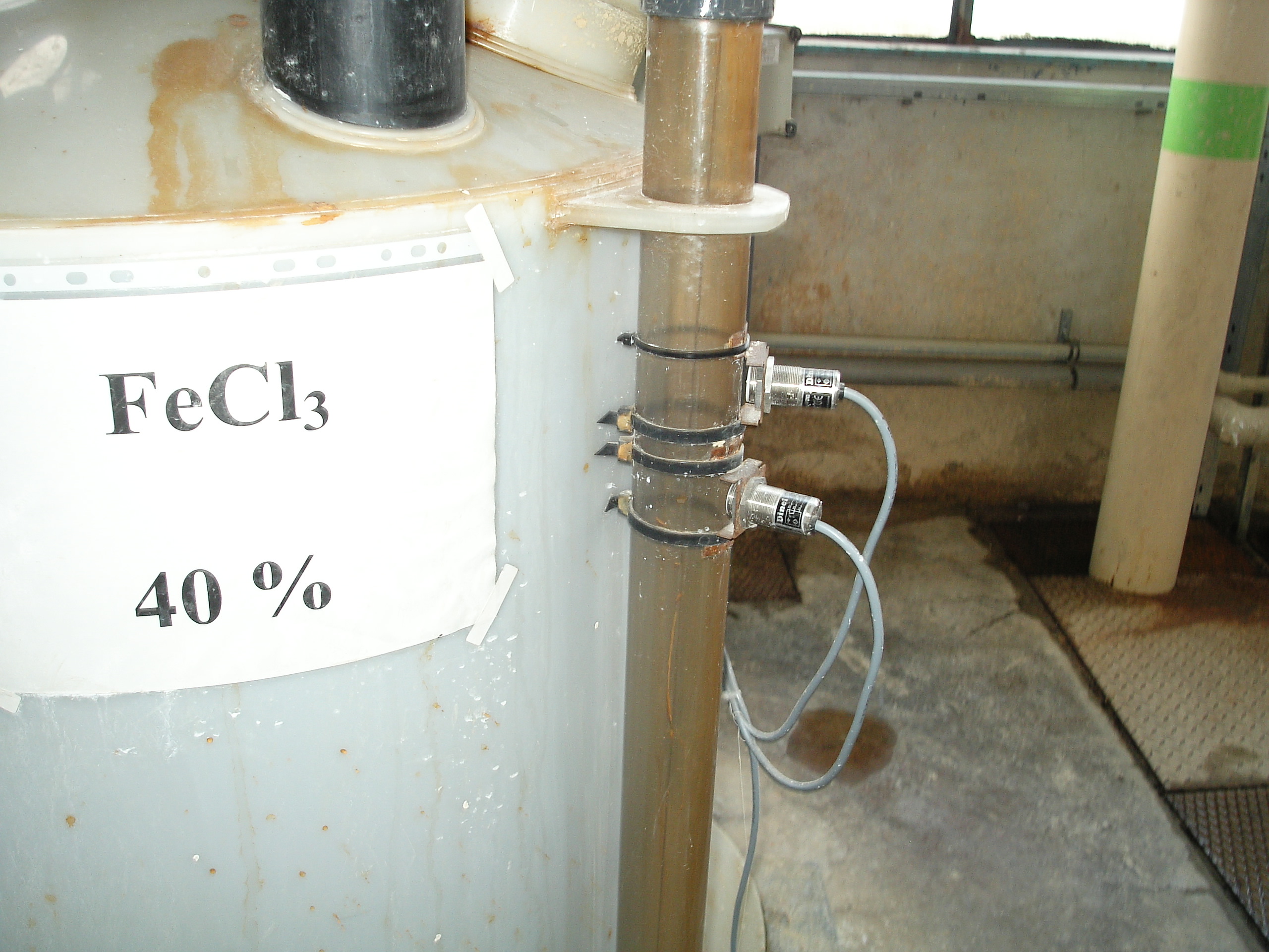Ferric Chloride level probes: 1of 3
